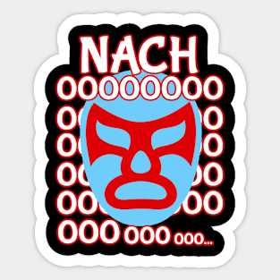 Nacho Lucha Libre Wrestling Mask Nachoooo Sticker